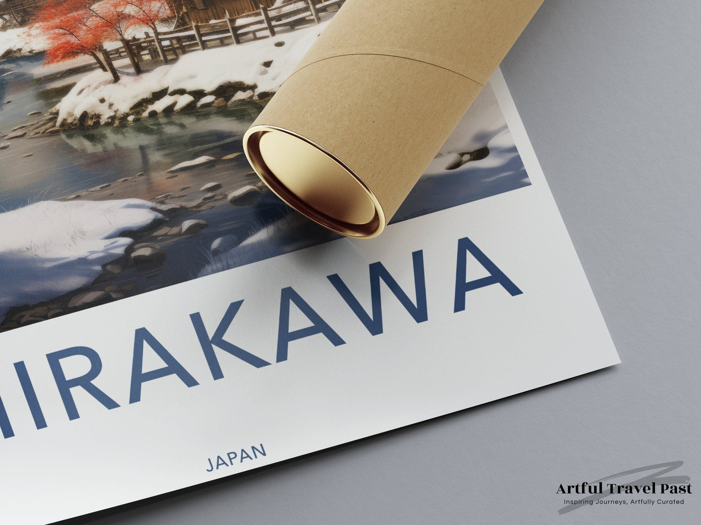 Shirakawa Poster | Japan Wall Art | Asia Decor