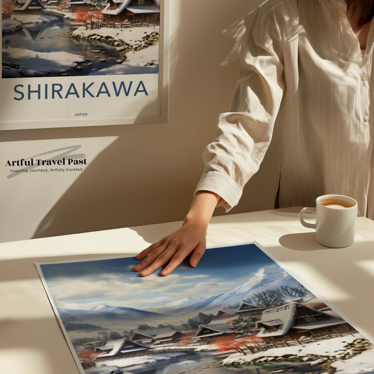Shirakawa Poster | Japan Wall Art | Asia Decor