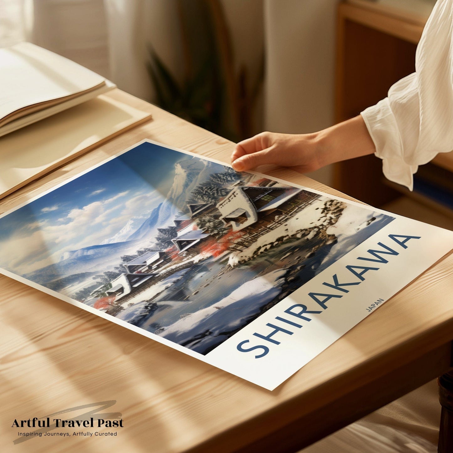 Shirakawa Poster | Japan Wall Art | Asia Decor
