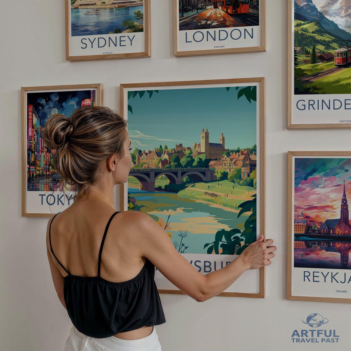 Shrewsbury Poster - England Wall Art