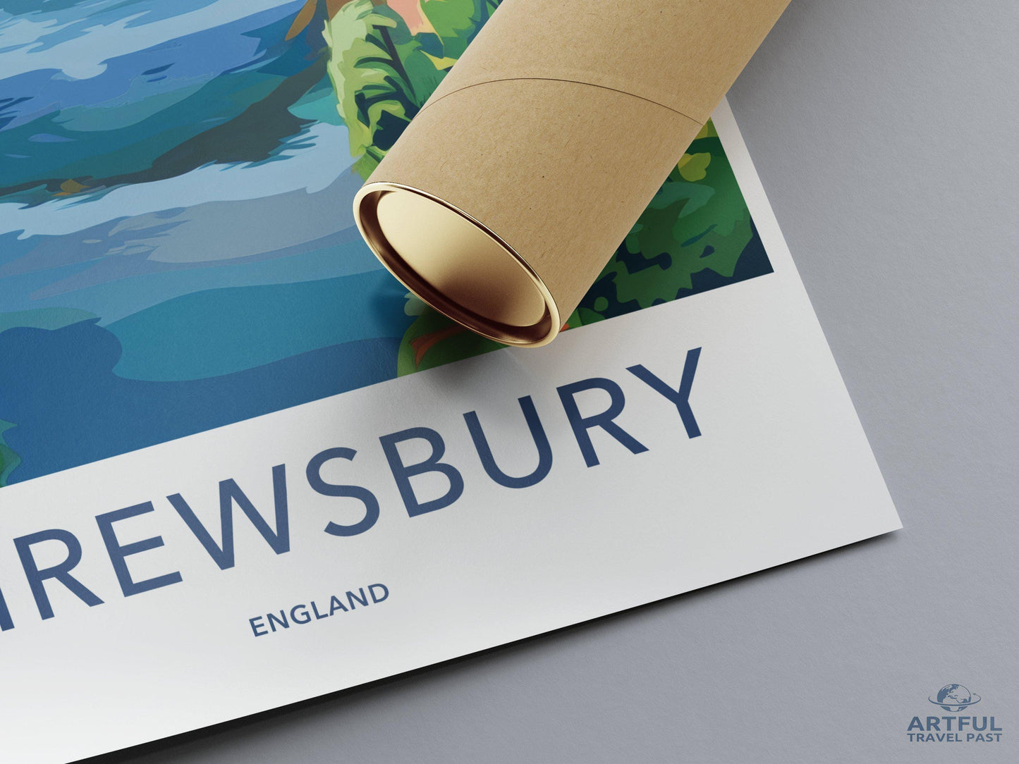 Shrewsbury Poster - England Wall Art