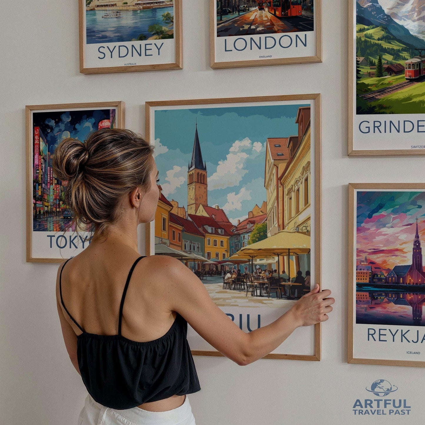 Sibiu Poster - Romania Wall Art