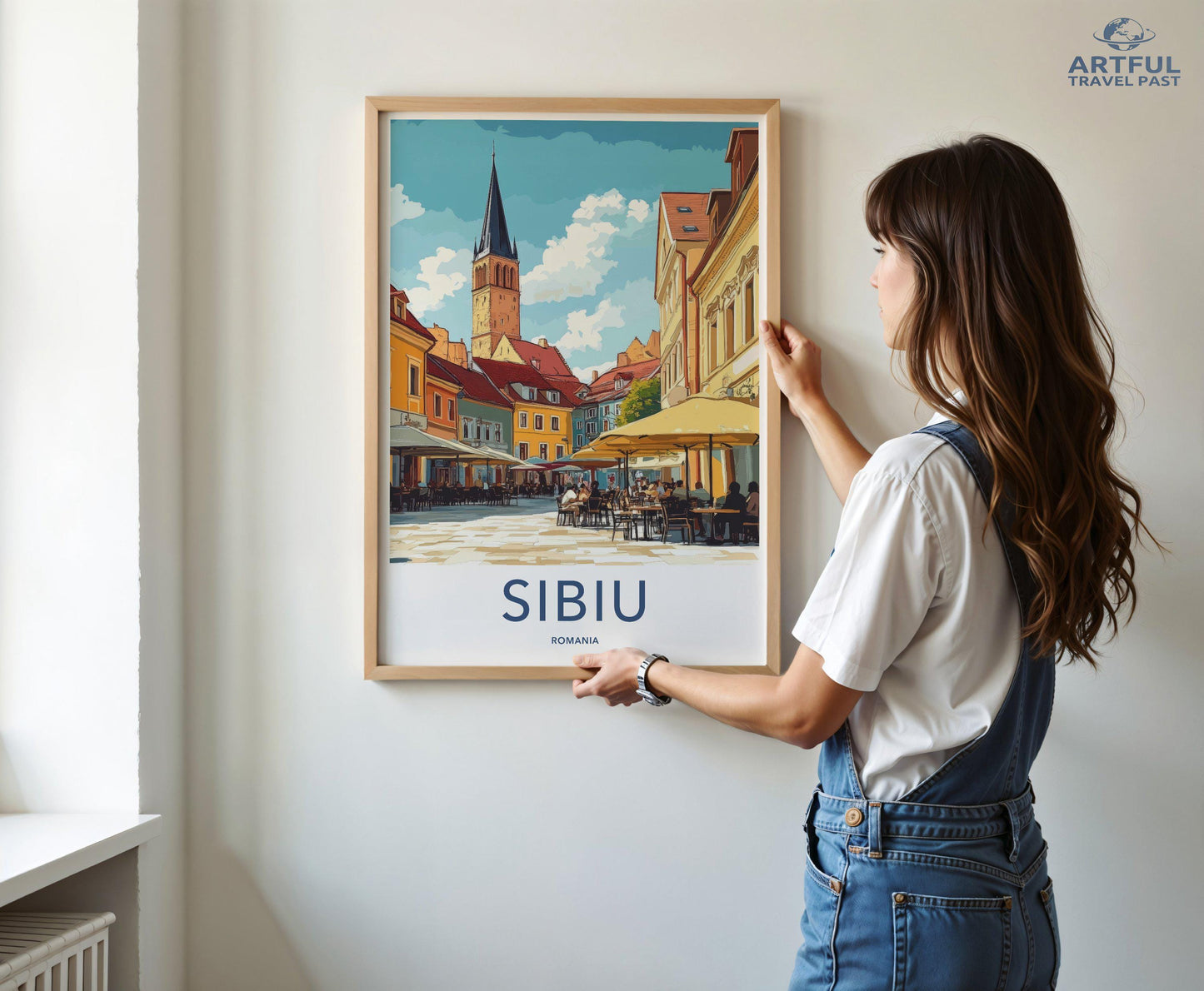 Sibiu Poster - Romania Wall Art