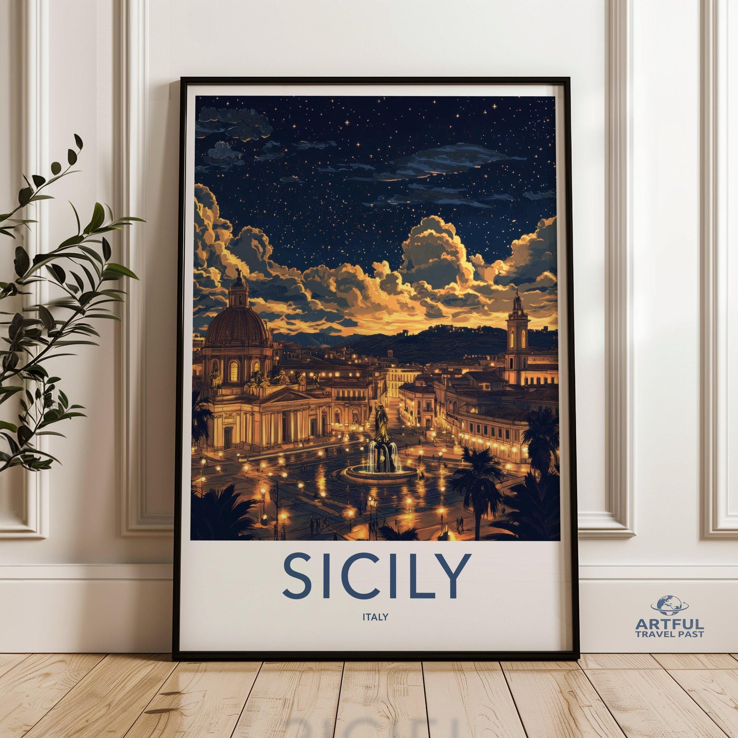 Sicily Poster - Italy Wall Art