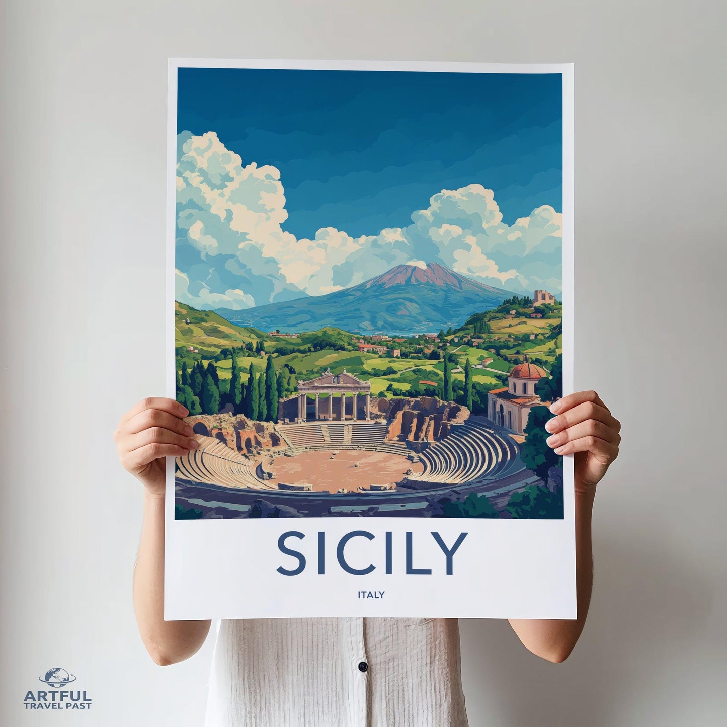 Sicily Poster - Italy Wall Art