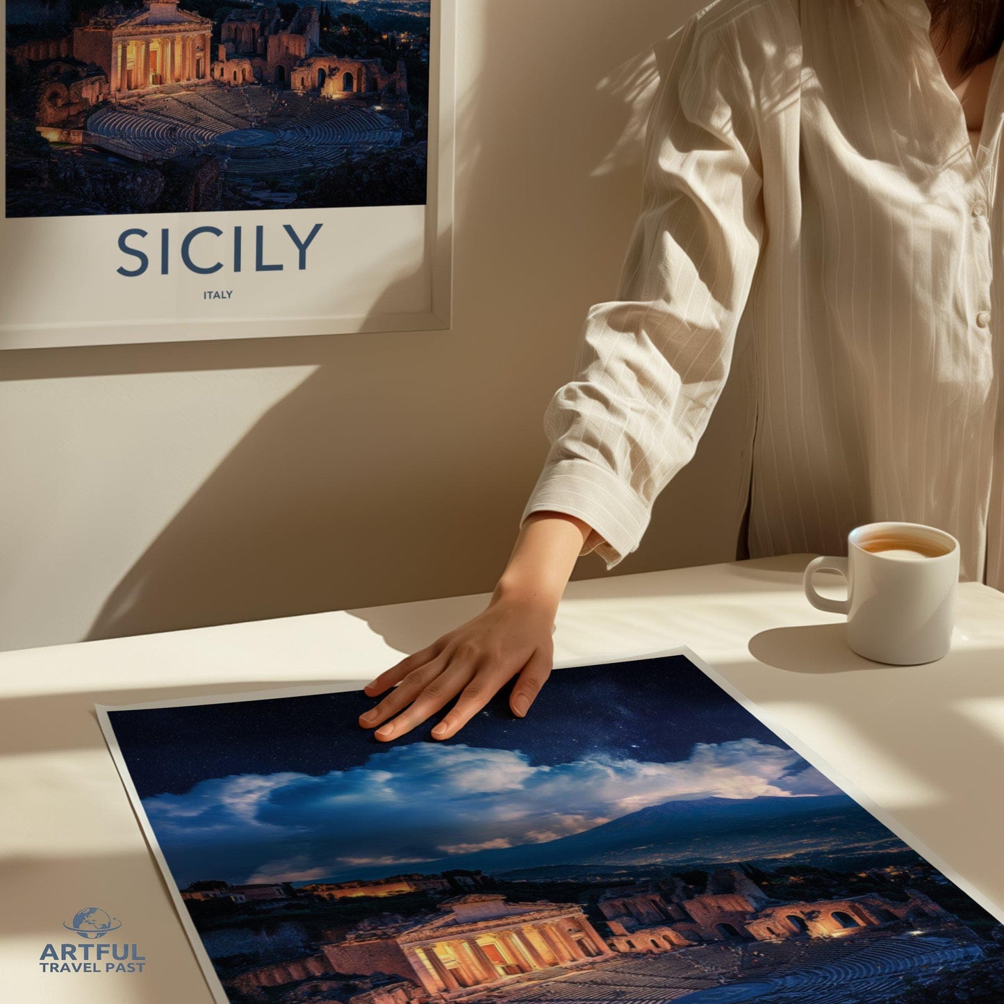 Sicily Poster | Italy Wall Art | Europe Decor