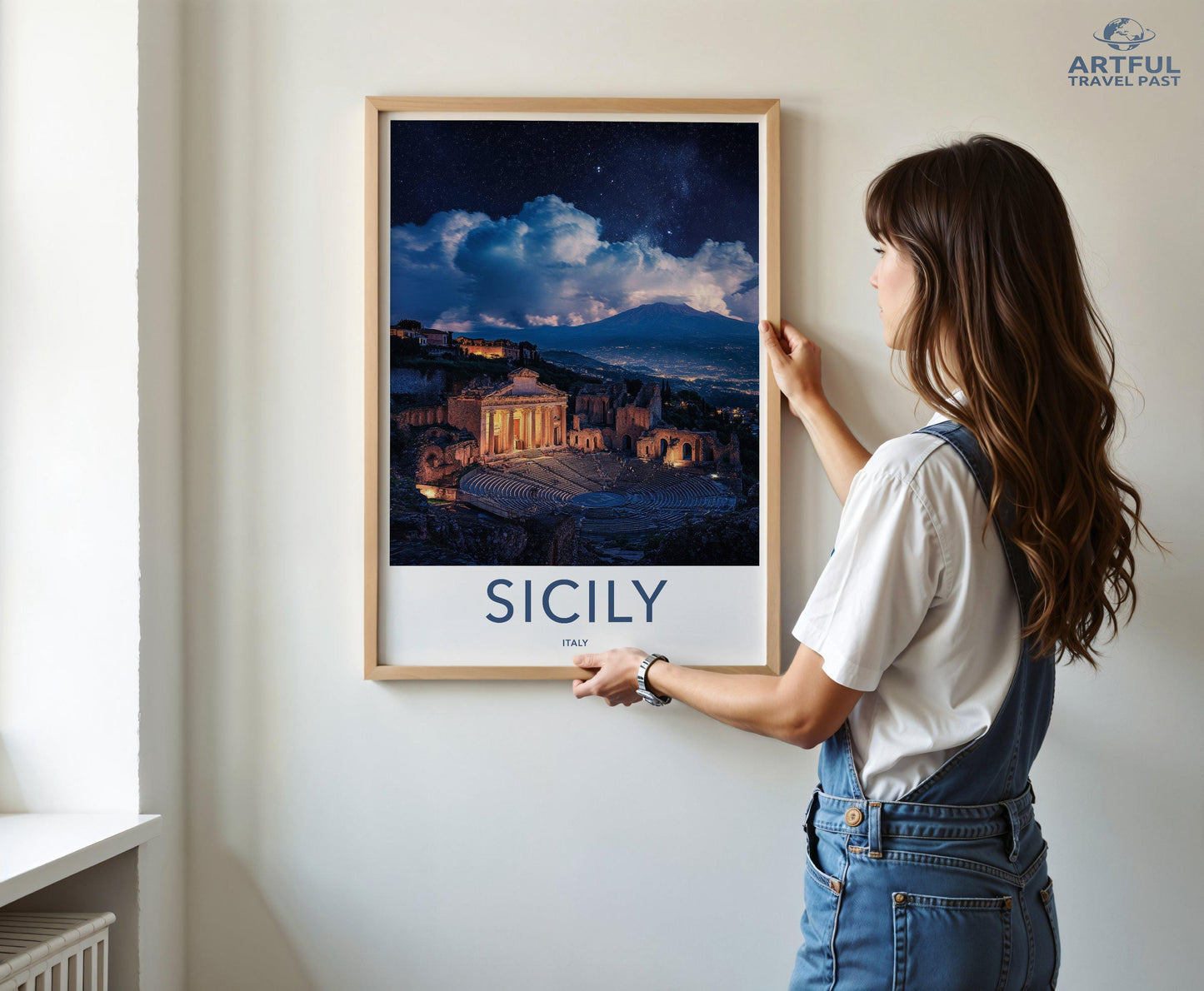 Sicily Poster | Italy Wall Art | Europe Decor