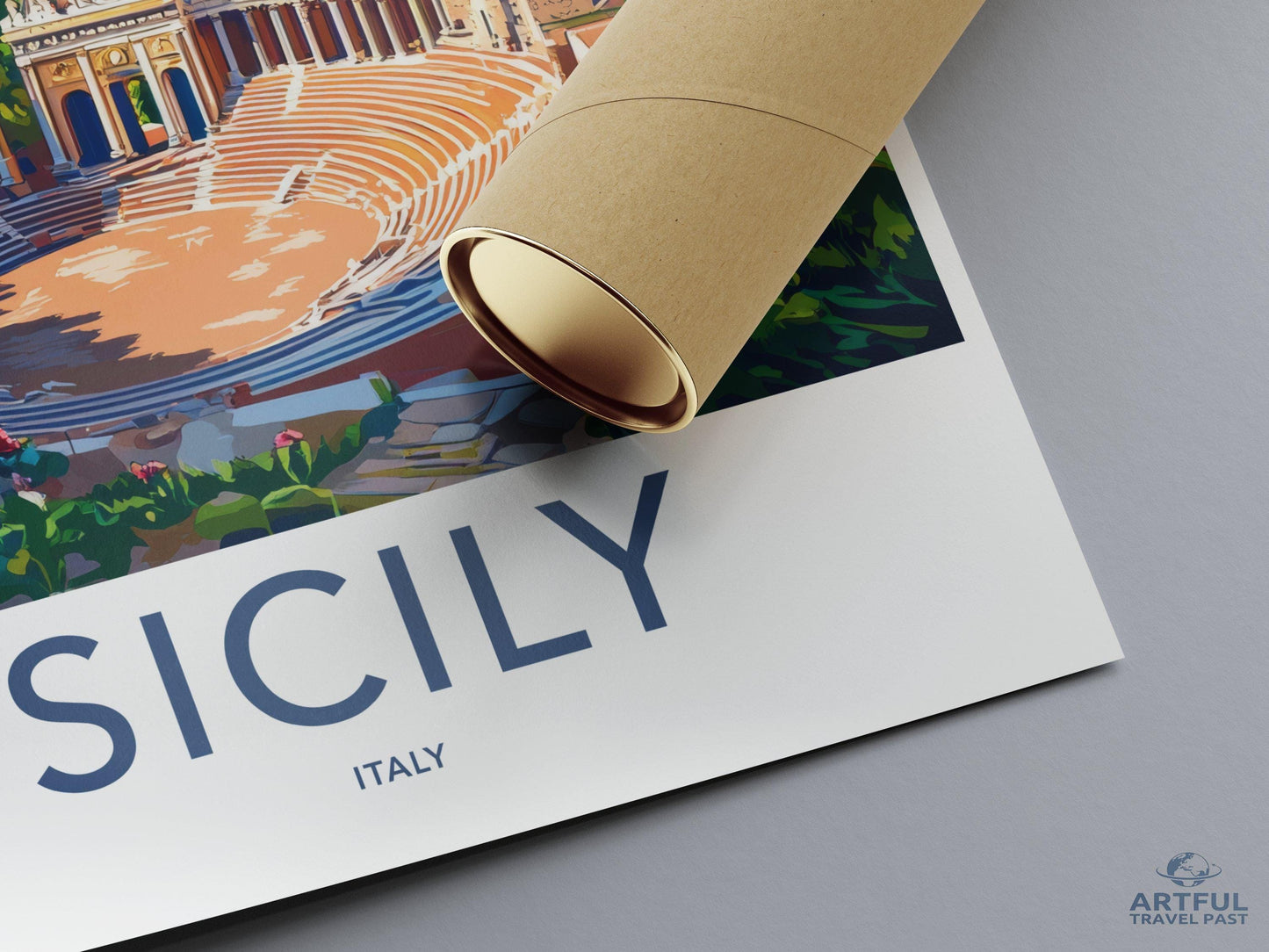 Sicily Poster | Italy Wall Art | Europe Decor