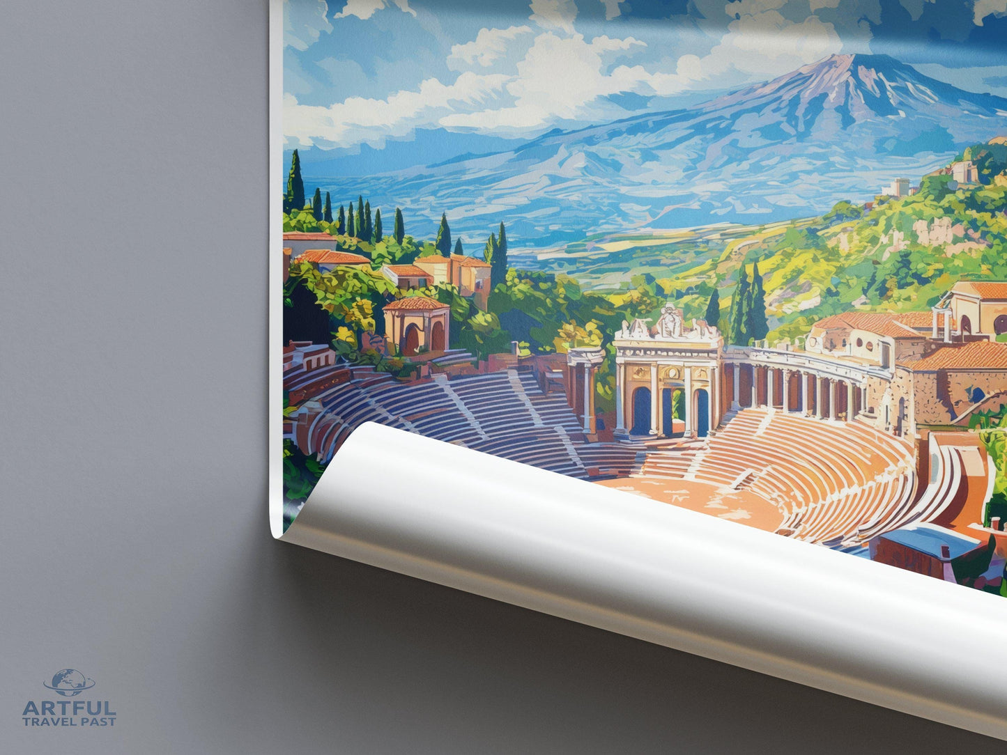 Sicily Poster | Italy Wall Art | Europe Decor