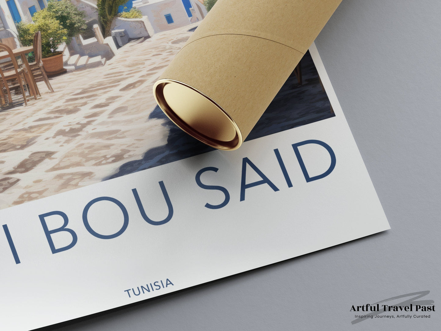 Sidi Bou Said Poster | Tunisia Wall Art | Africa Decor