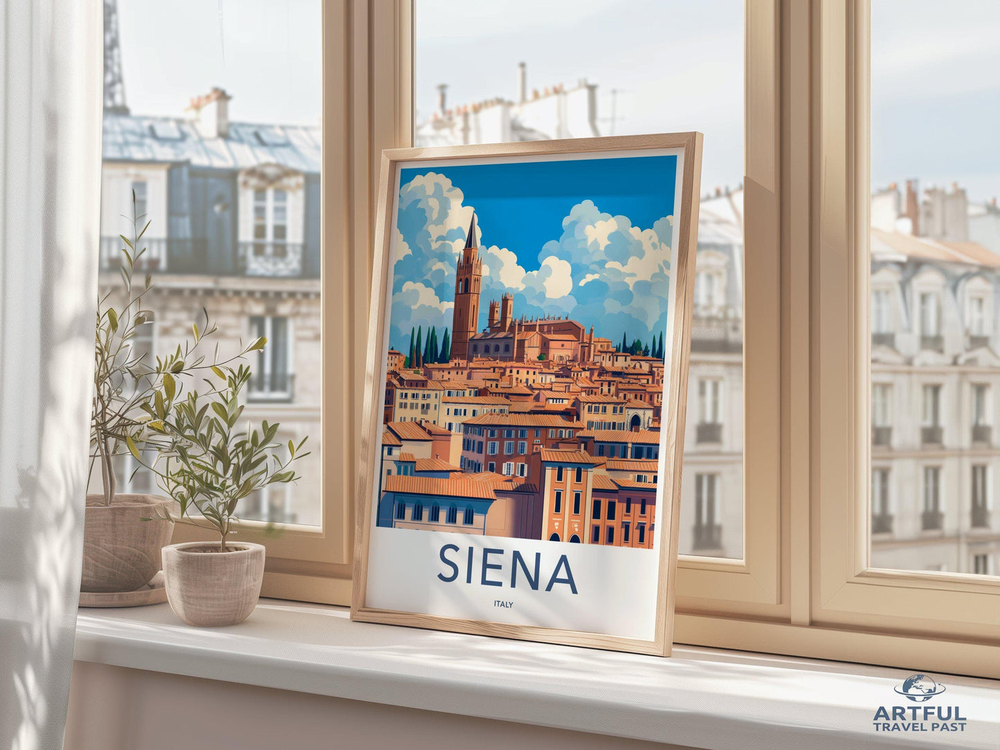 Siena Poster | Italy Wall Art | Europe Decor