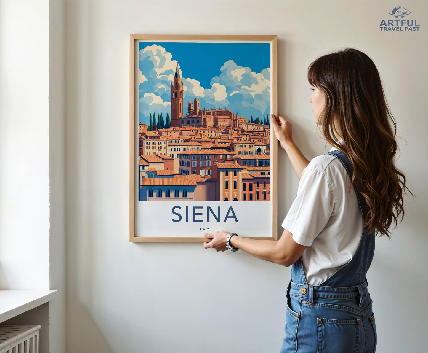 Siena Poster | Italy Wall Art | Europe Decor