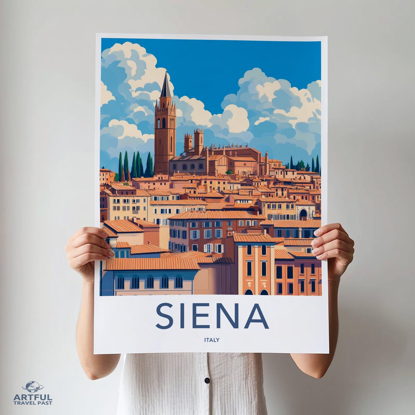 Siena Poster | Italy Wall Art | Europe Decor