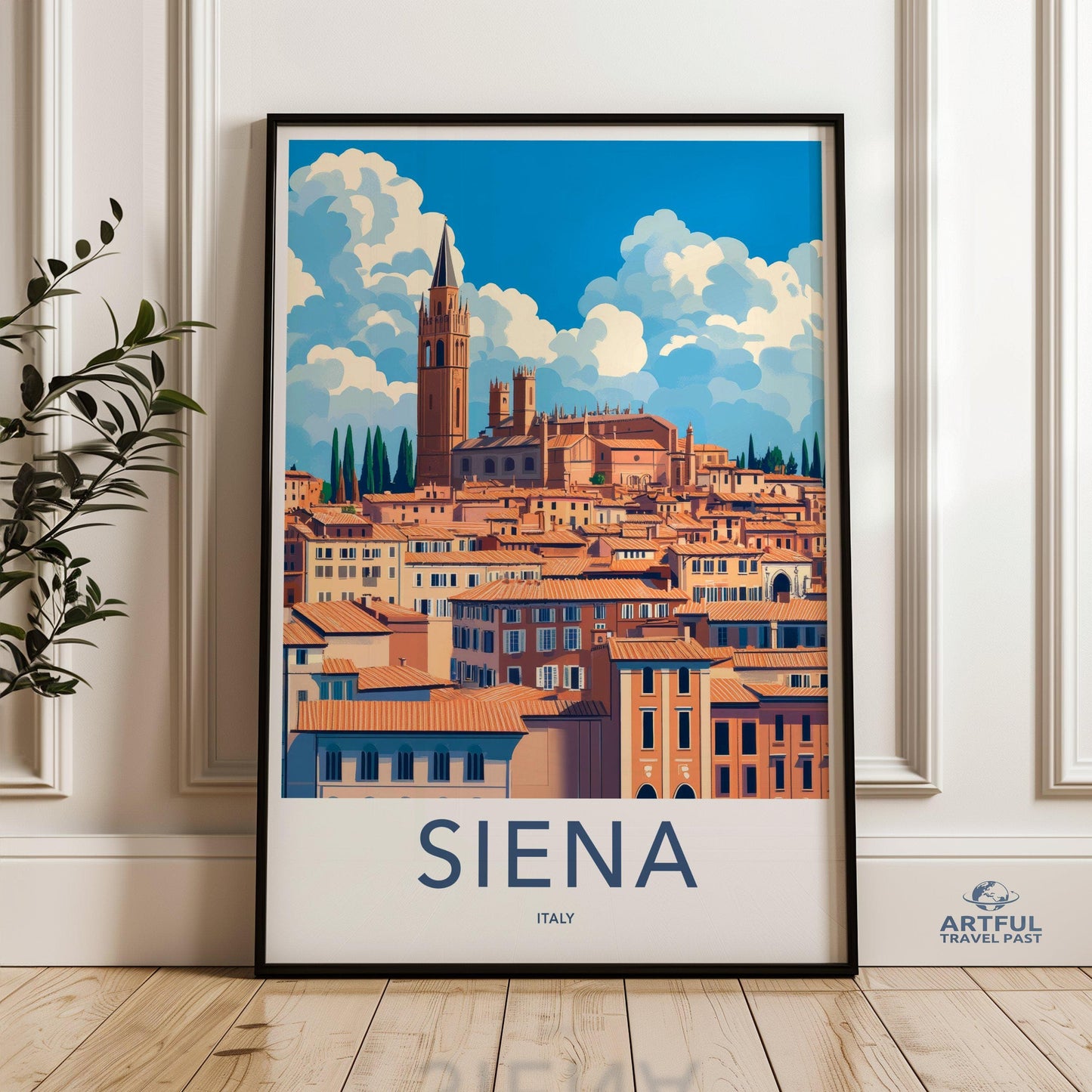 Siena Poster | Italy Wall Art | Europe Decor