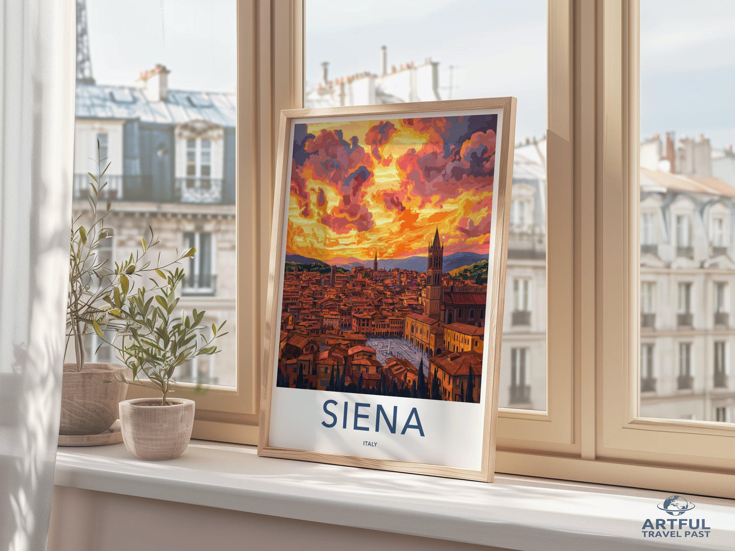 Siena Poster | Tuscany Wall Art | Italy Decor