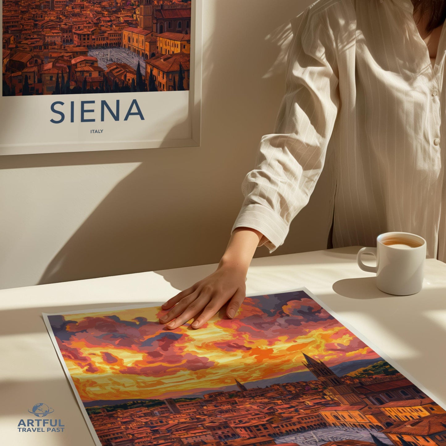 Siena Poster | Tuscany Wall Art | Italy Decor