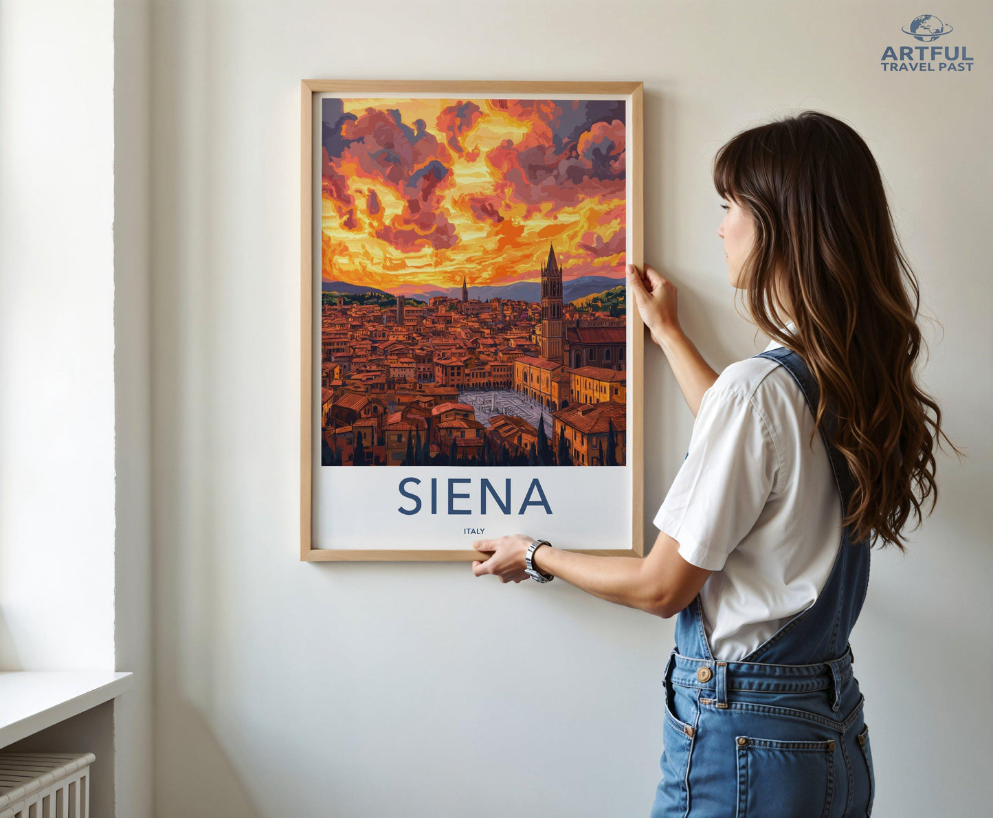 Siena Poster | Tuscany Wall Art | Italy Decor