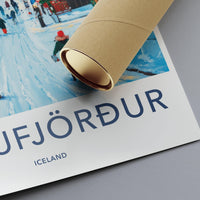 Siglufjörður Poster - Iceland Wall Art