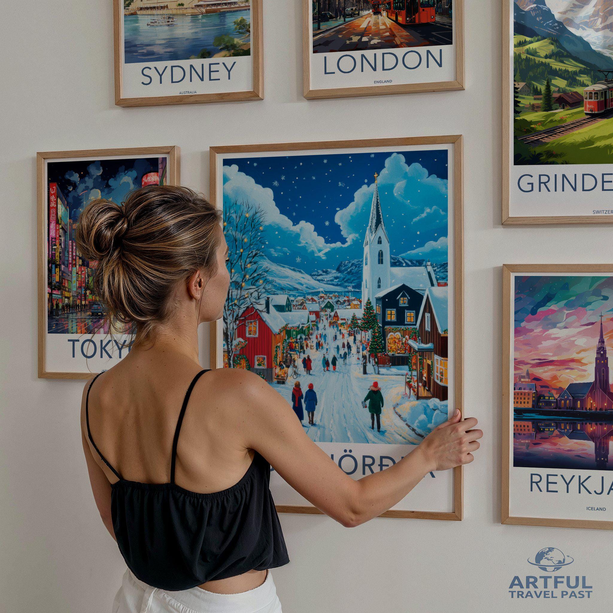 Siglufjörður Poster - Iceland Wall Art