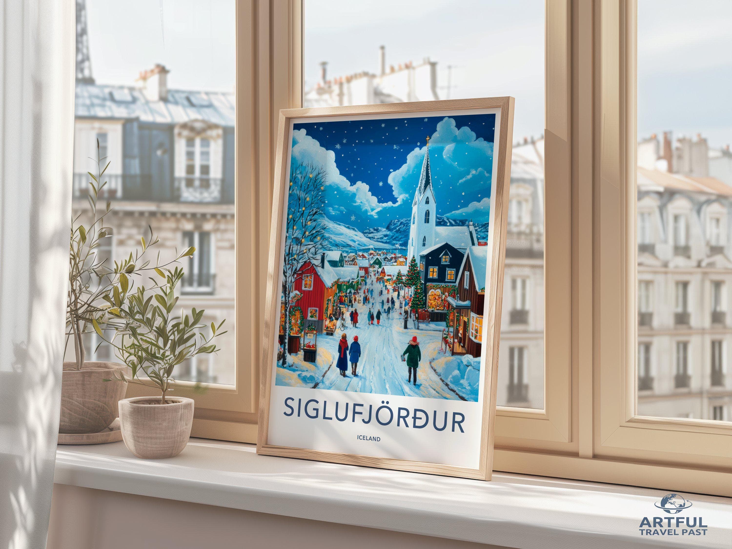 Siglufjörður Poster - Iceland Wall Art