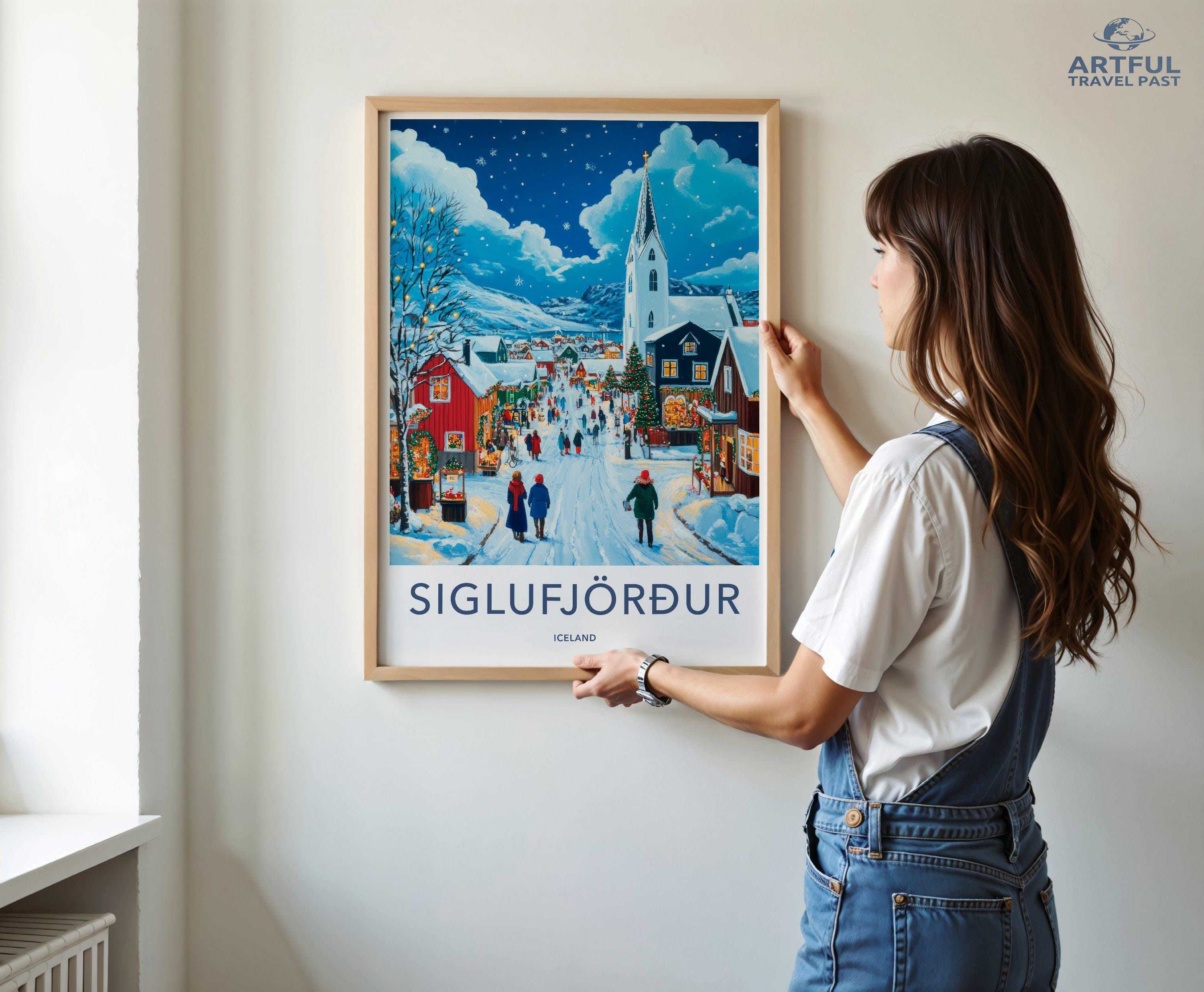 Siglufjörður Poster - Iceland Wall Art