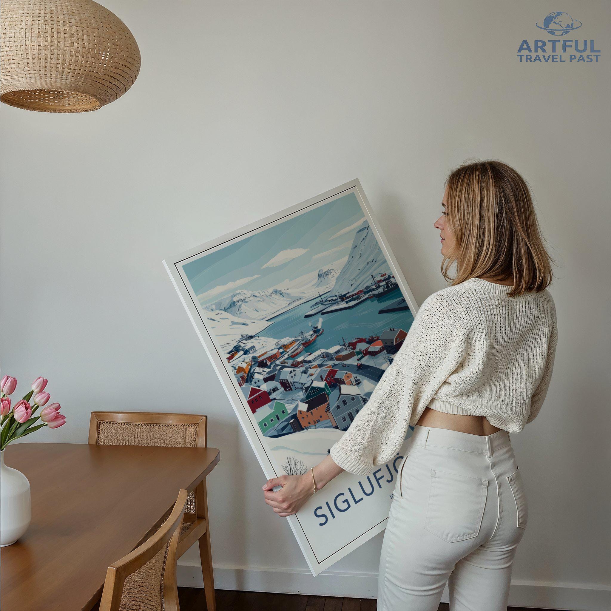 Siglufjörður Poster - Iceland Wall Art