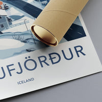 Siglufjörður Poster - Iceland Wall Art