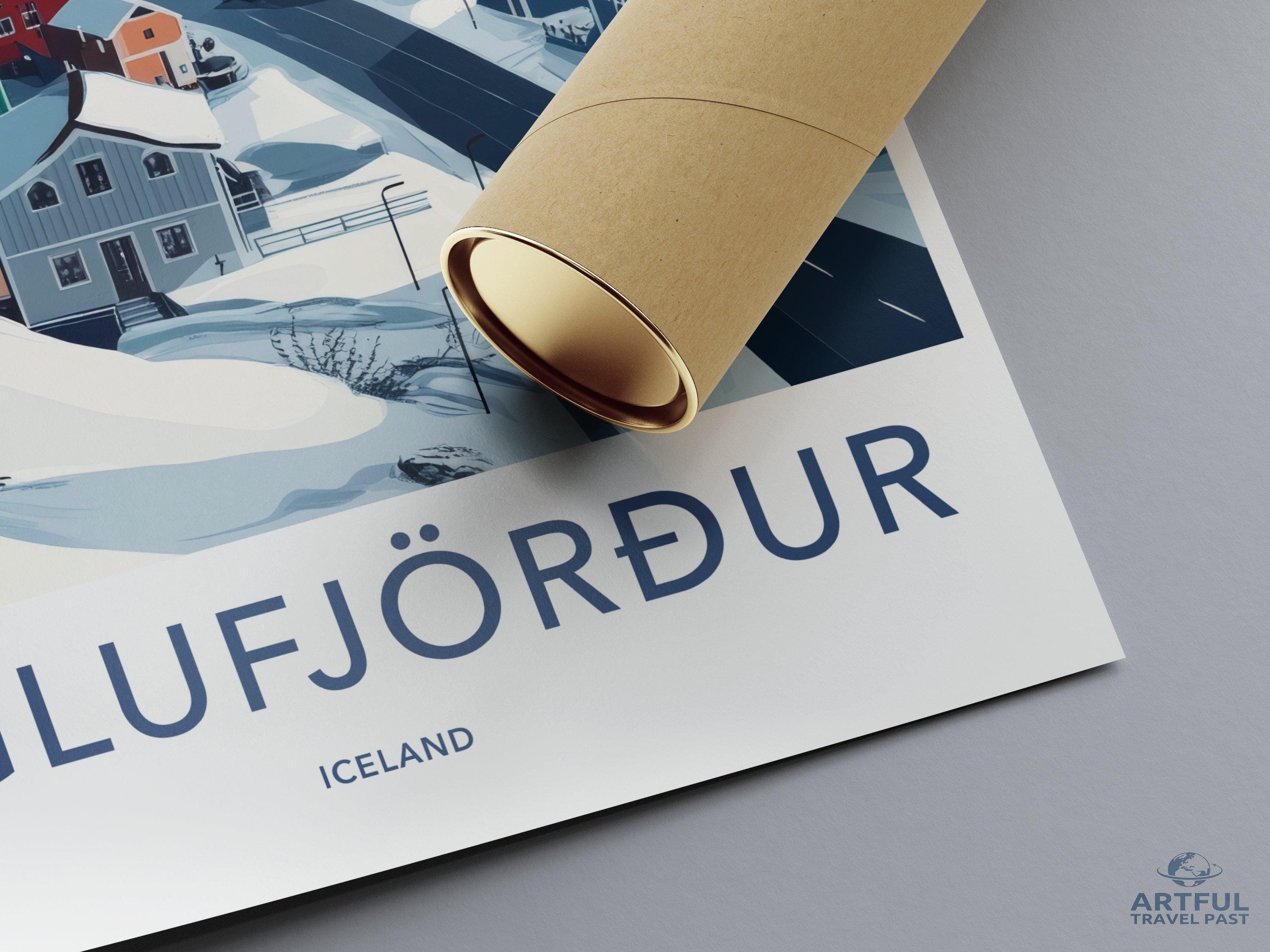 Siglufjörður Poster - Iceland Wall Art