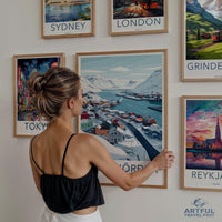 Siglufjörður Poster - Iceland Wall Art