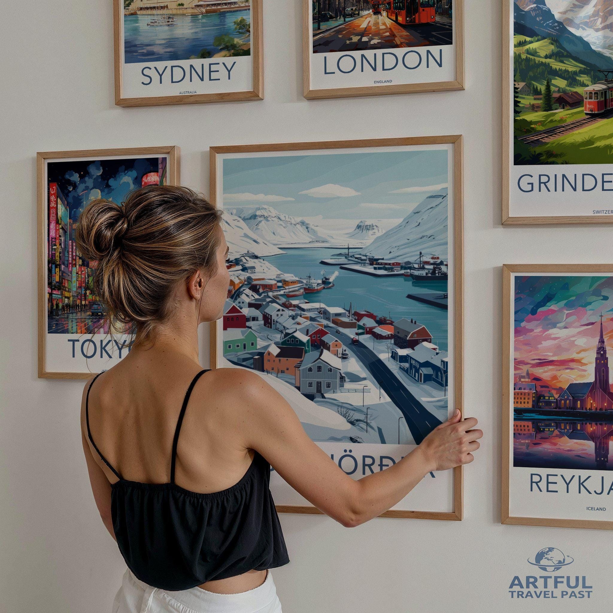 Siglufjörður Poster - Iceland Wall Art