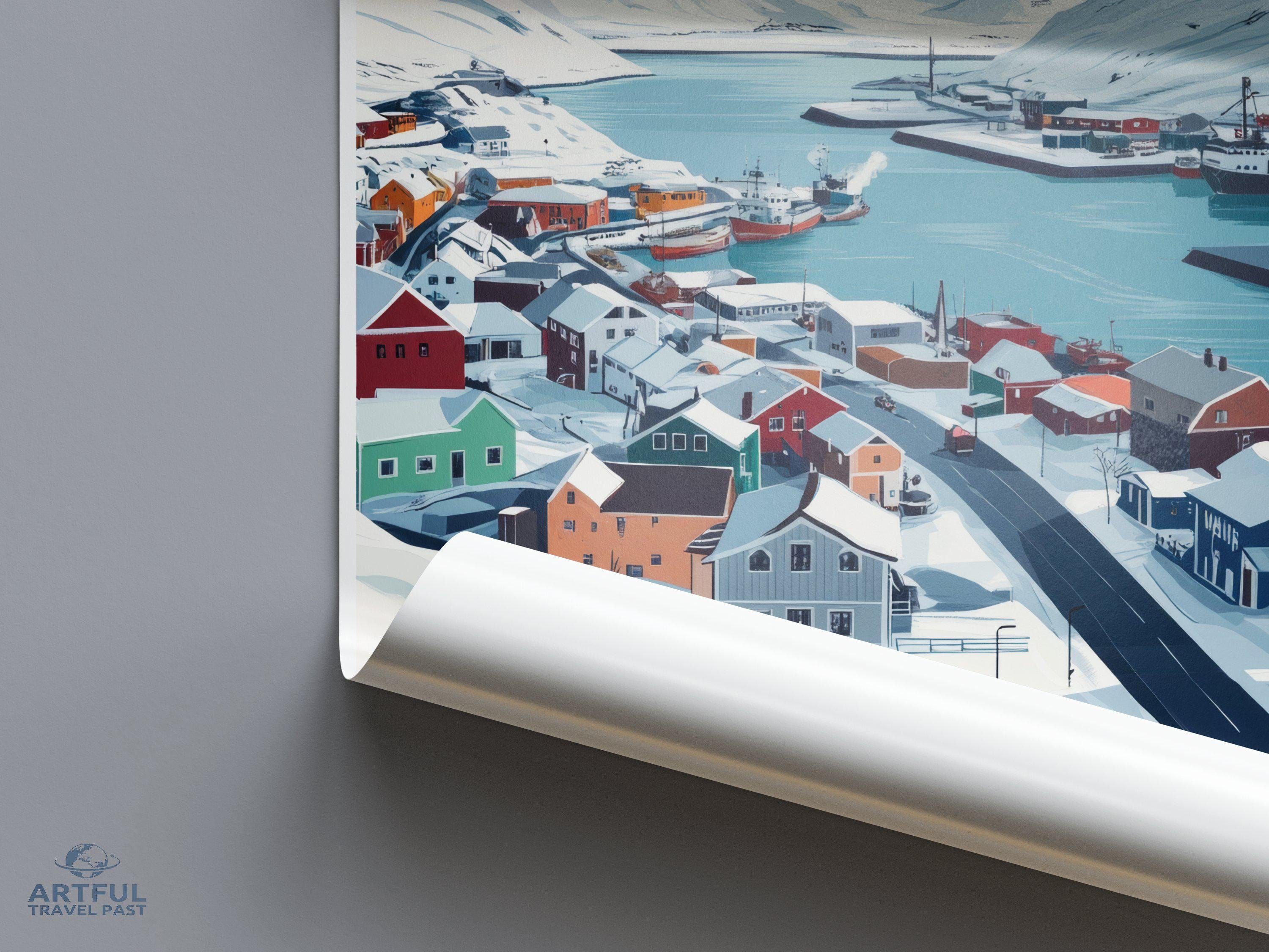 Siglufjörður Poster - Iceland Wall Art