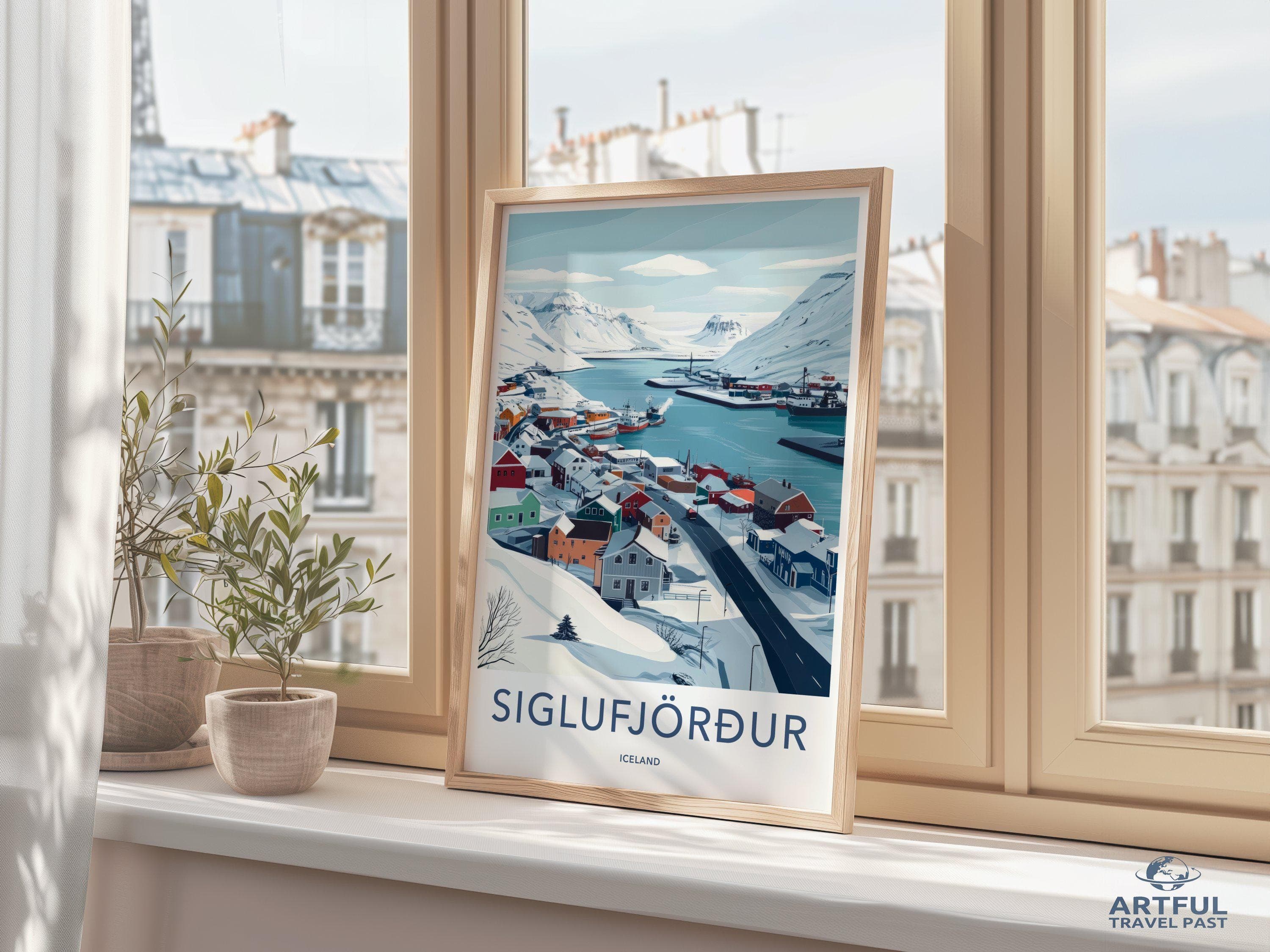 Siglufjörður Poster - Iceland Wall Art