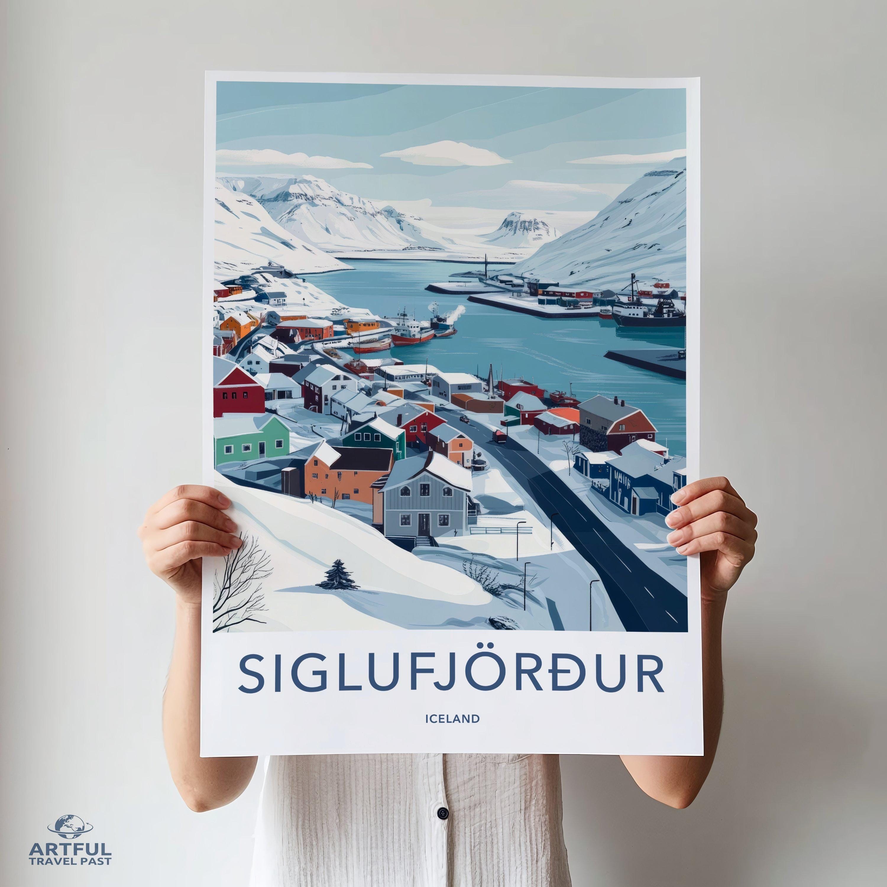 Siglufjörður Poster - Iceland Wall Art