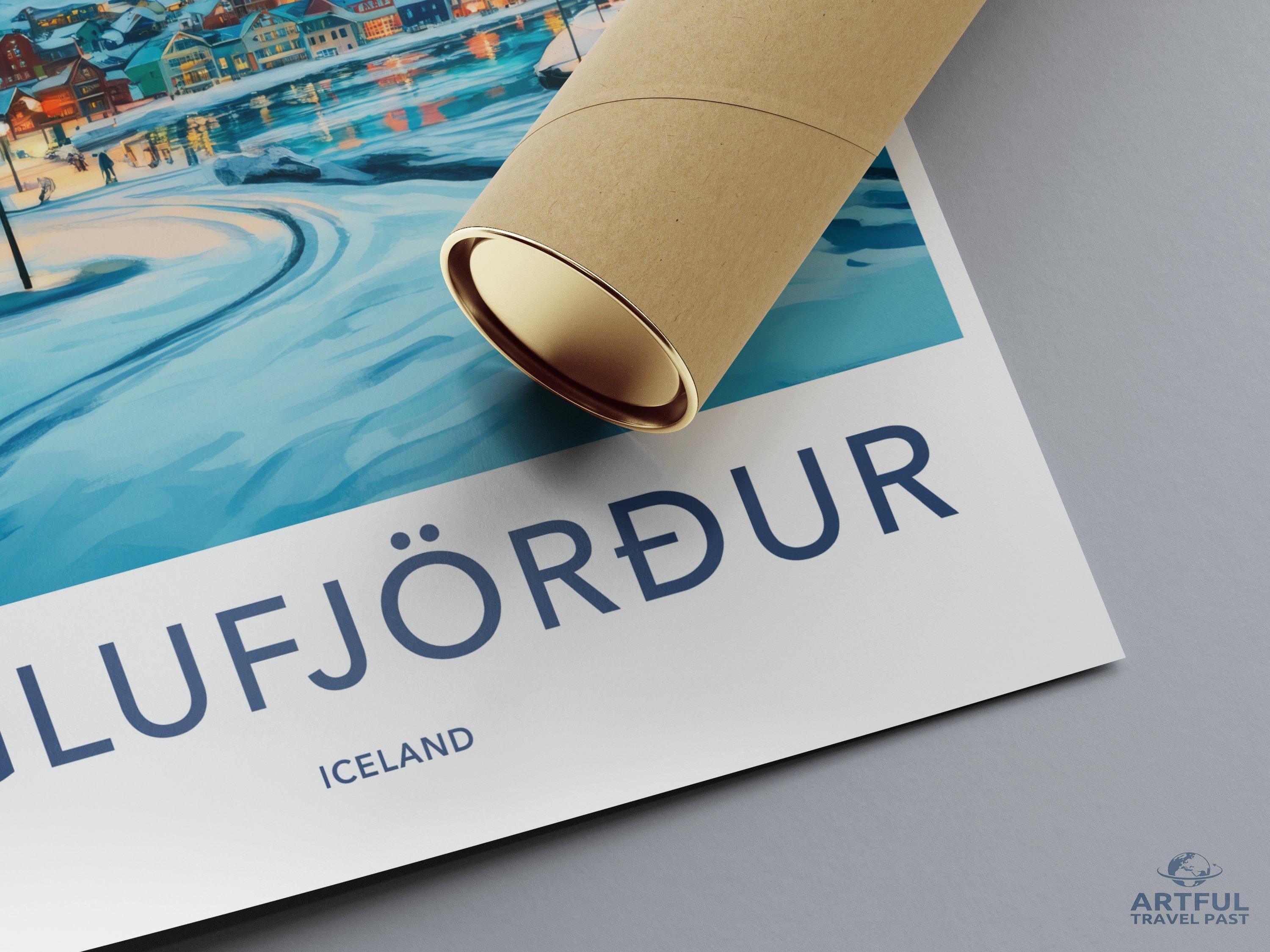 Siglufjörður Poster - Iceland Wall Art