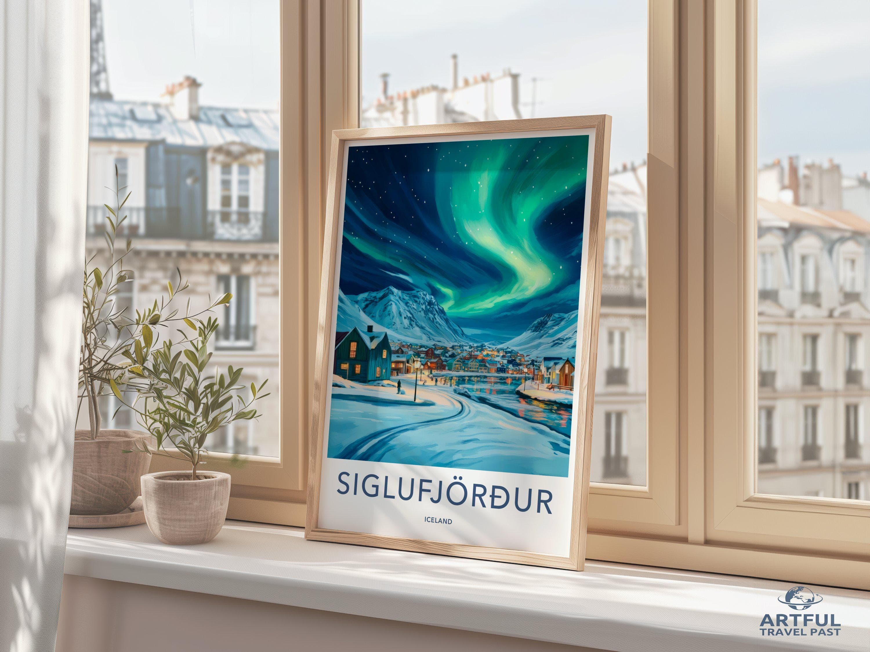 Siglufjörður Poster - Iceland Wall Art