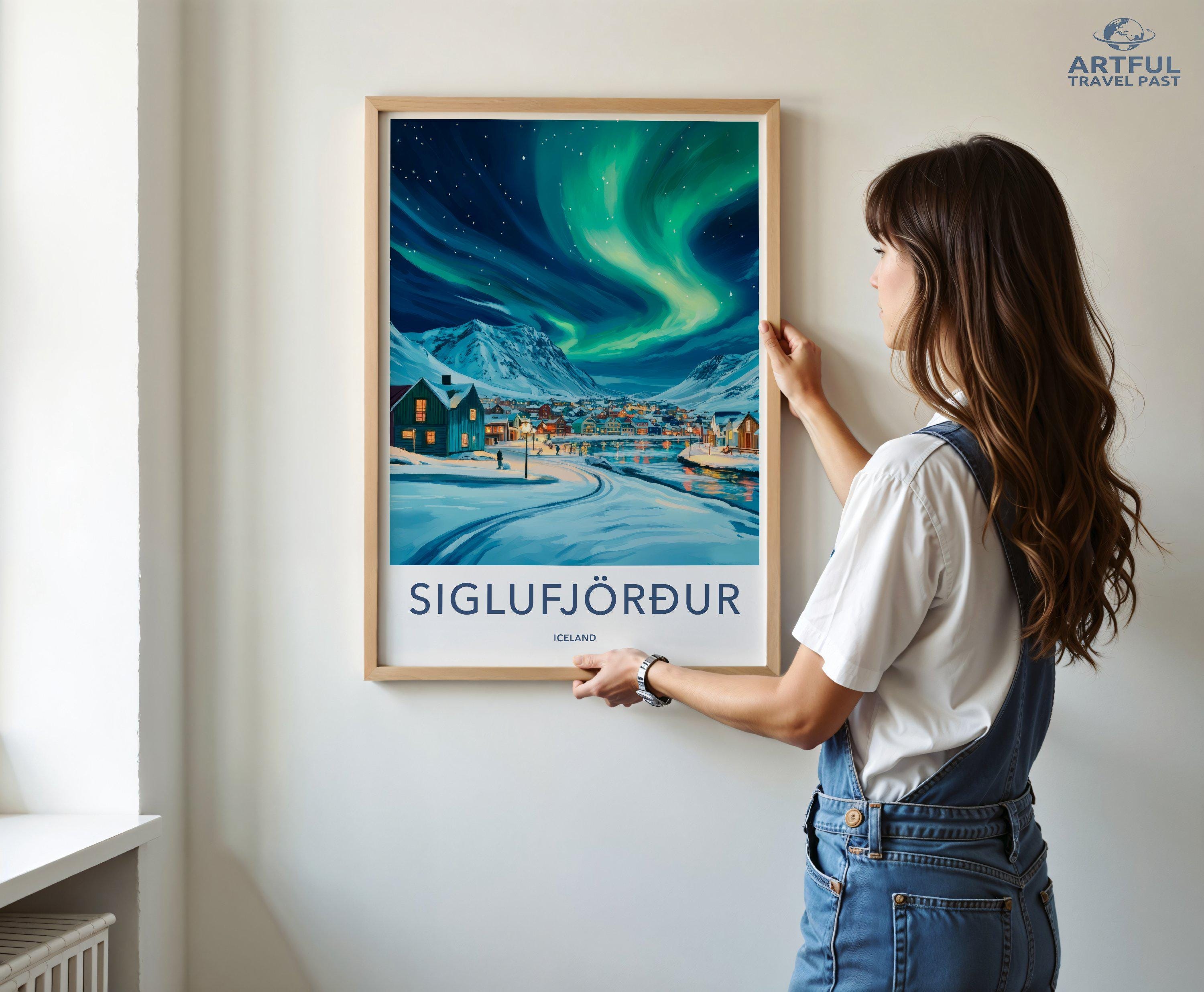 Siglufjörður Poster - Iceland Wall Art