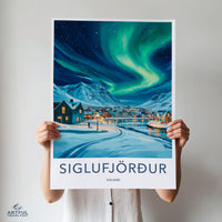 Siglufjörður Poster - Iceland Wall Art