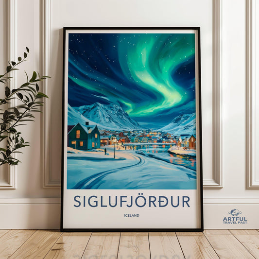 Siglufjörður Poster - Iceland Wall Art