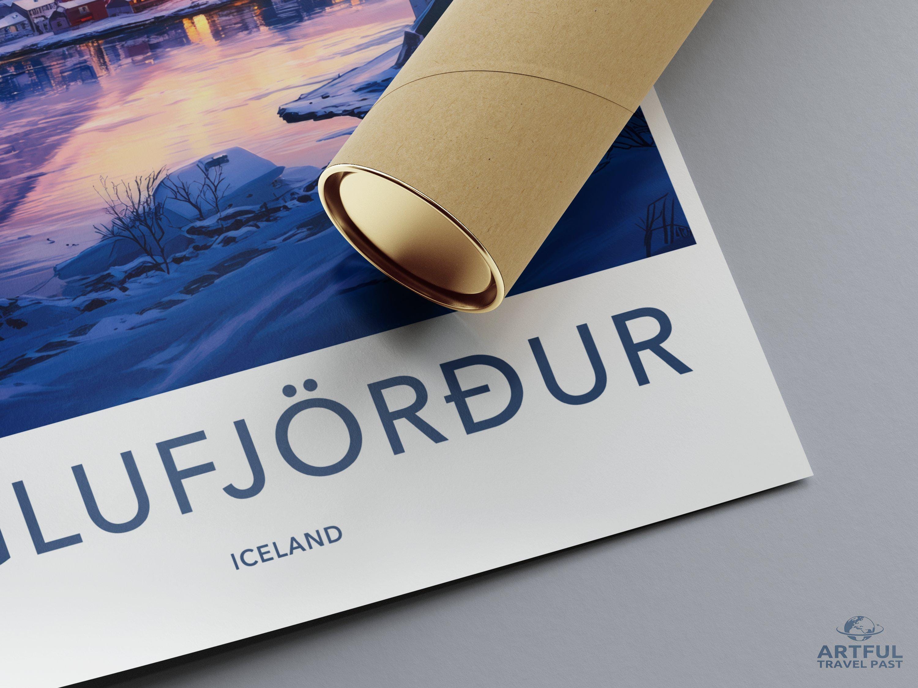 Siglufjörður Poster - Iceland Wall Art