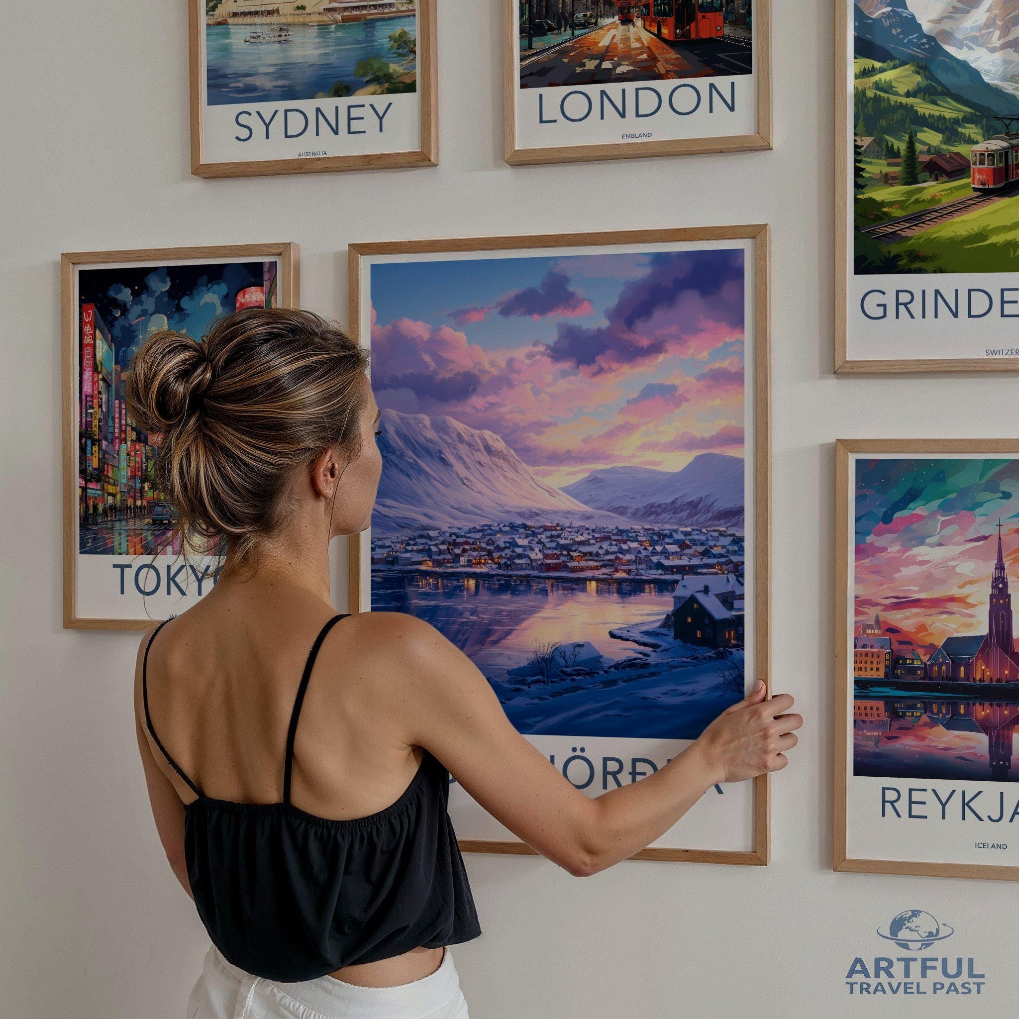 Siglufjörður Poster - Iceland Wall Art