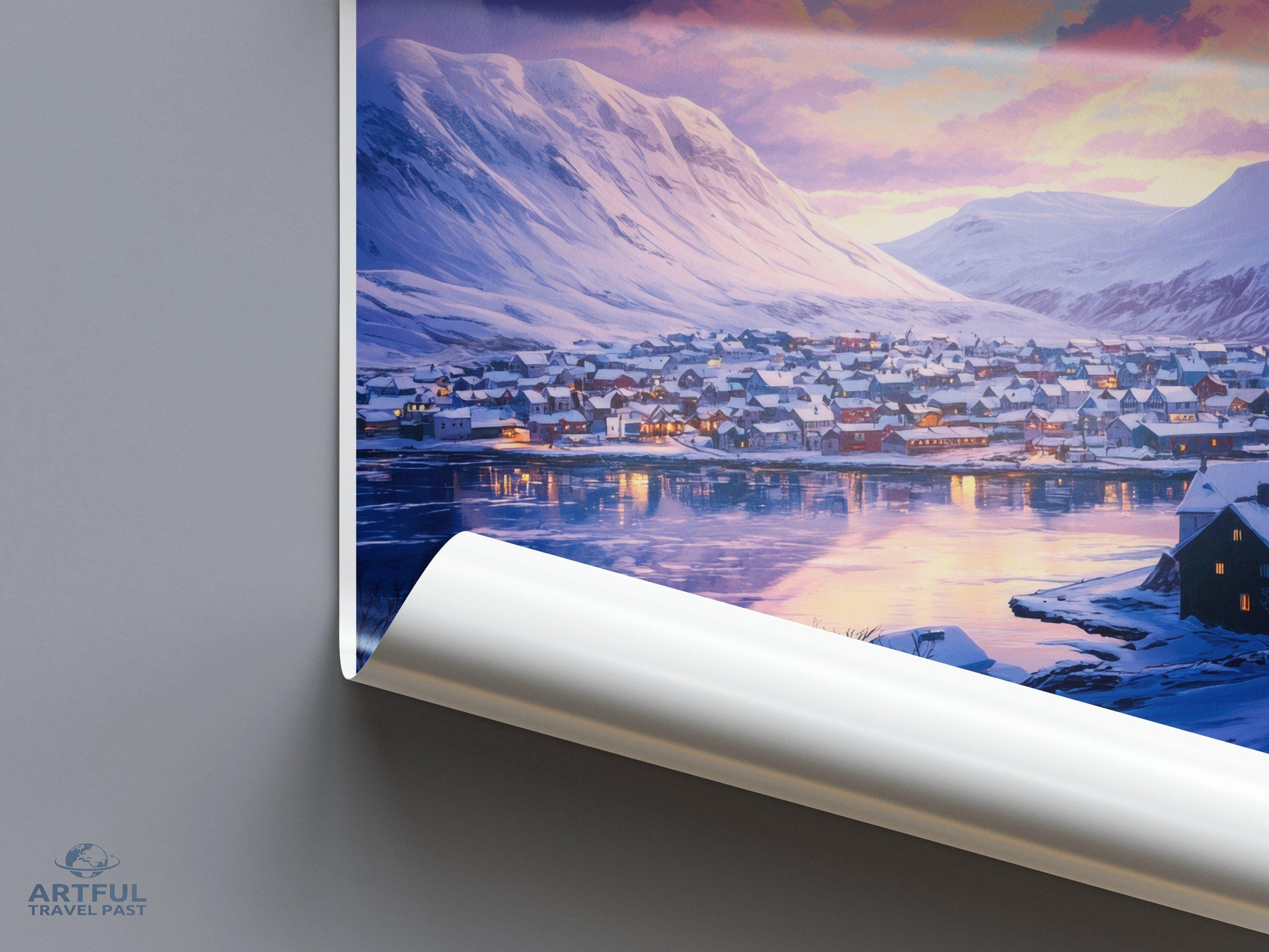 Siglufjörður Poster - Iceland Wall Art