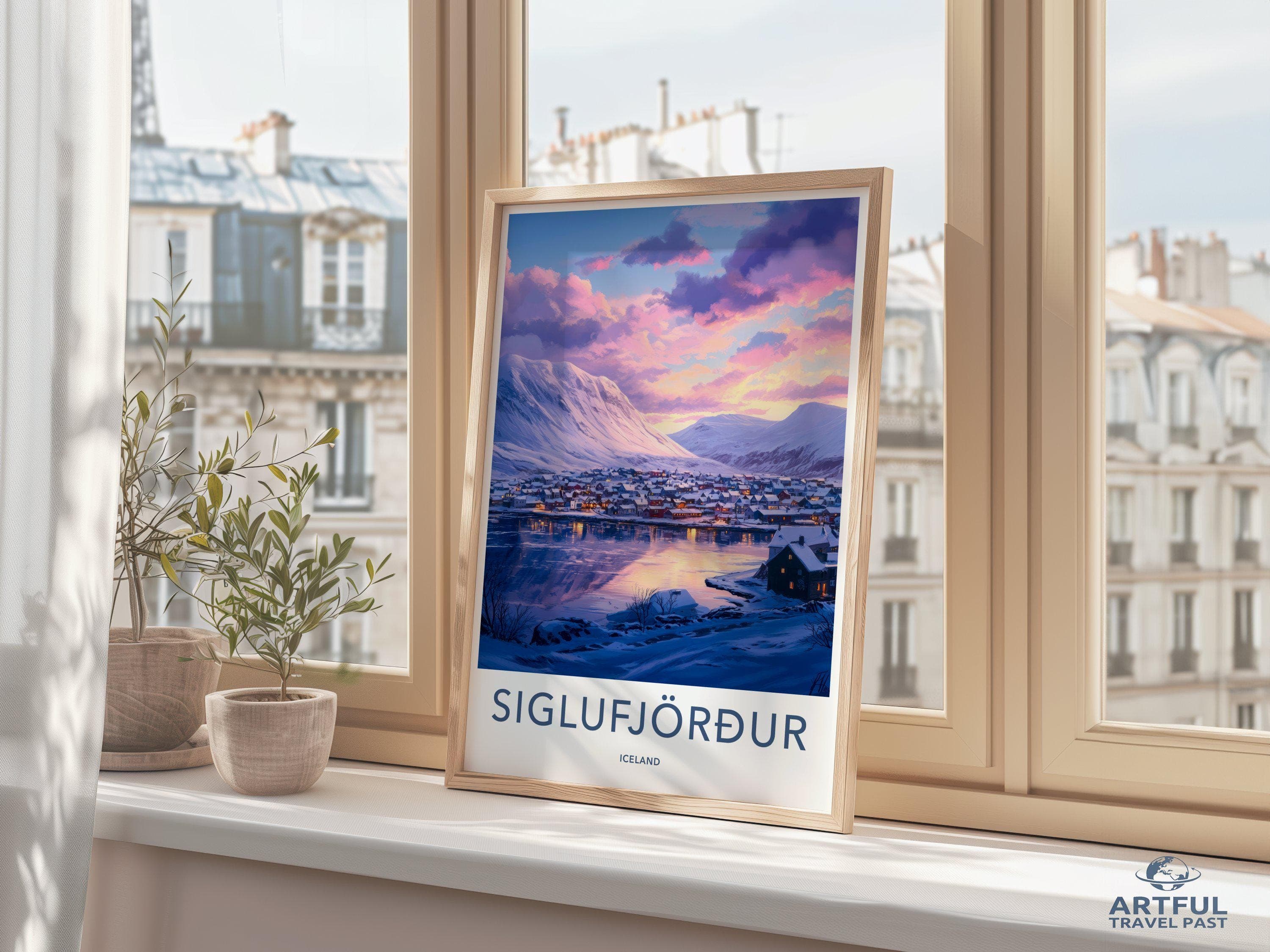 Siglufjörður Poster - Iceland Wall Art