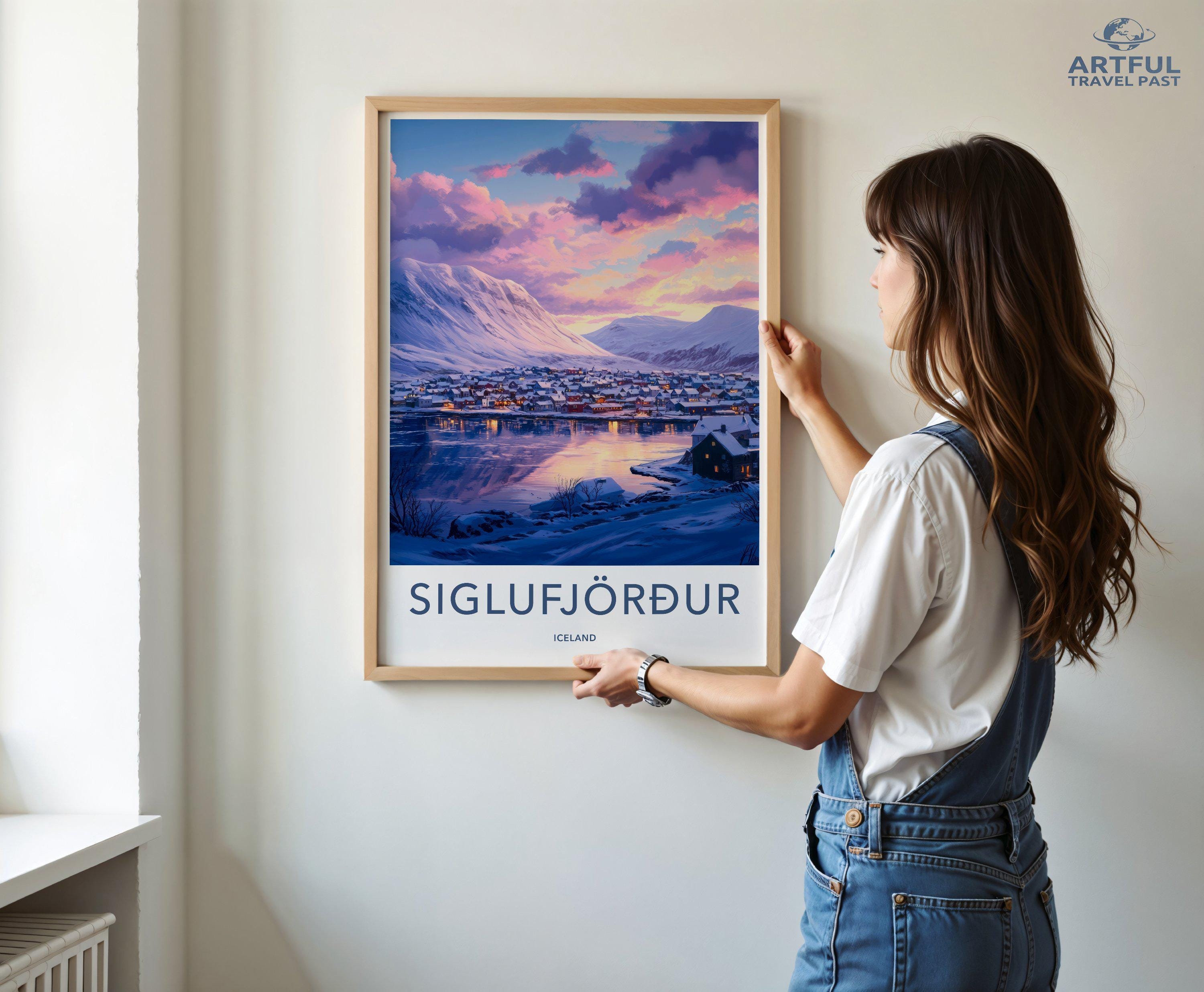 Siglufjörður Poster - Iceland Wall Art