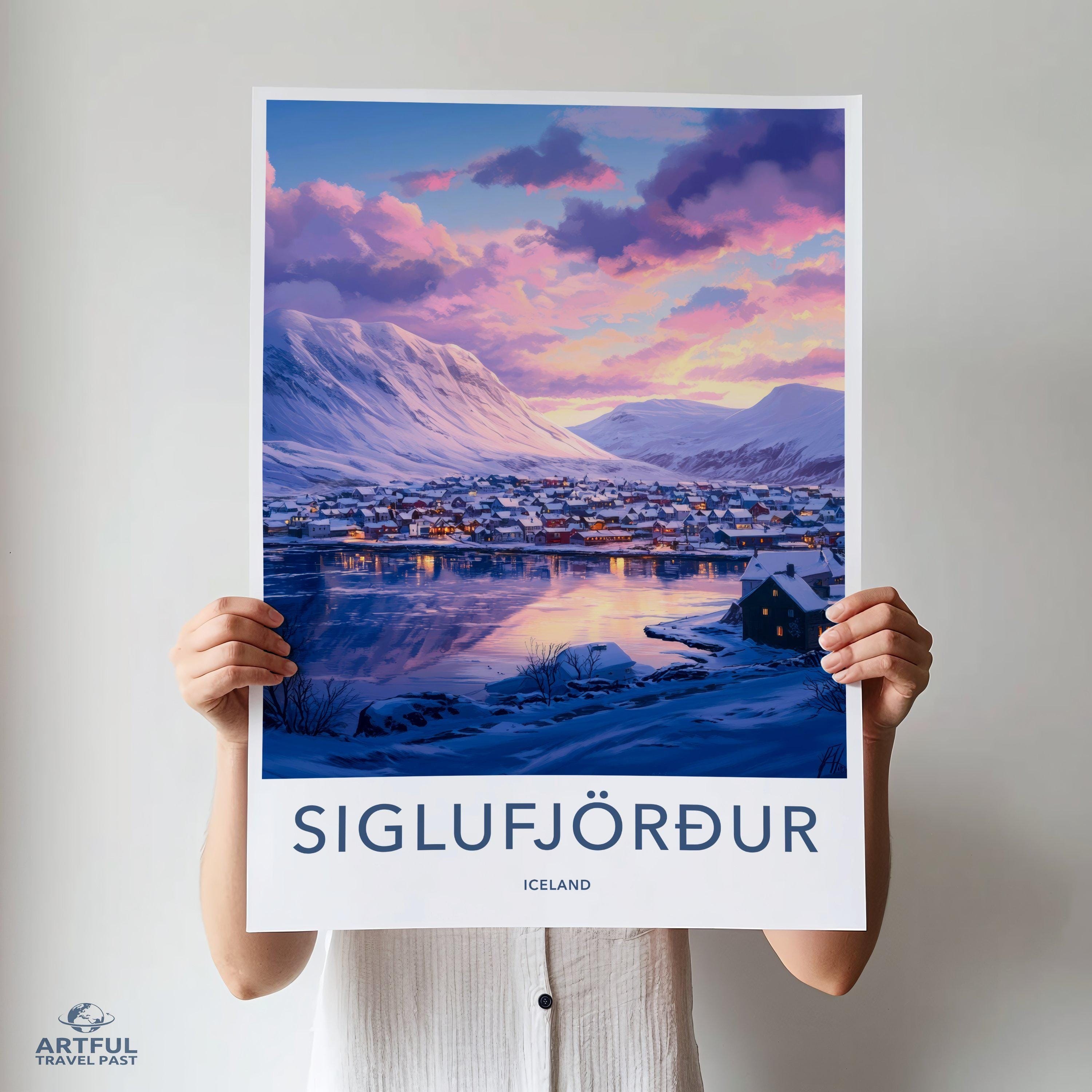 Siglufjörður Poster - Iceland Wall Art