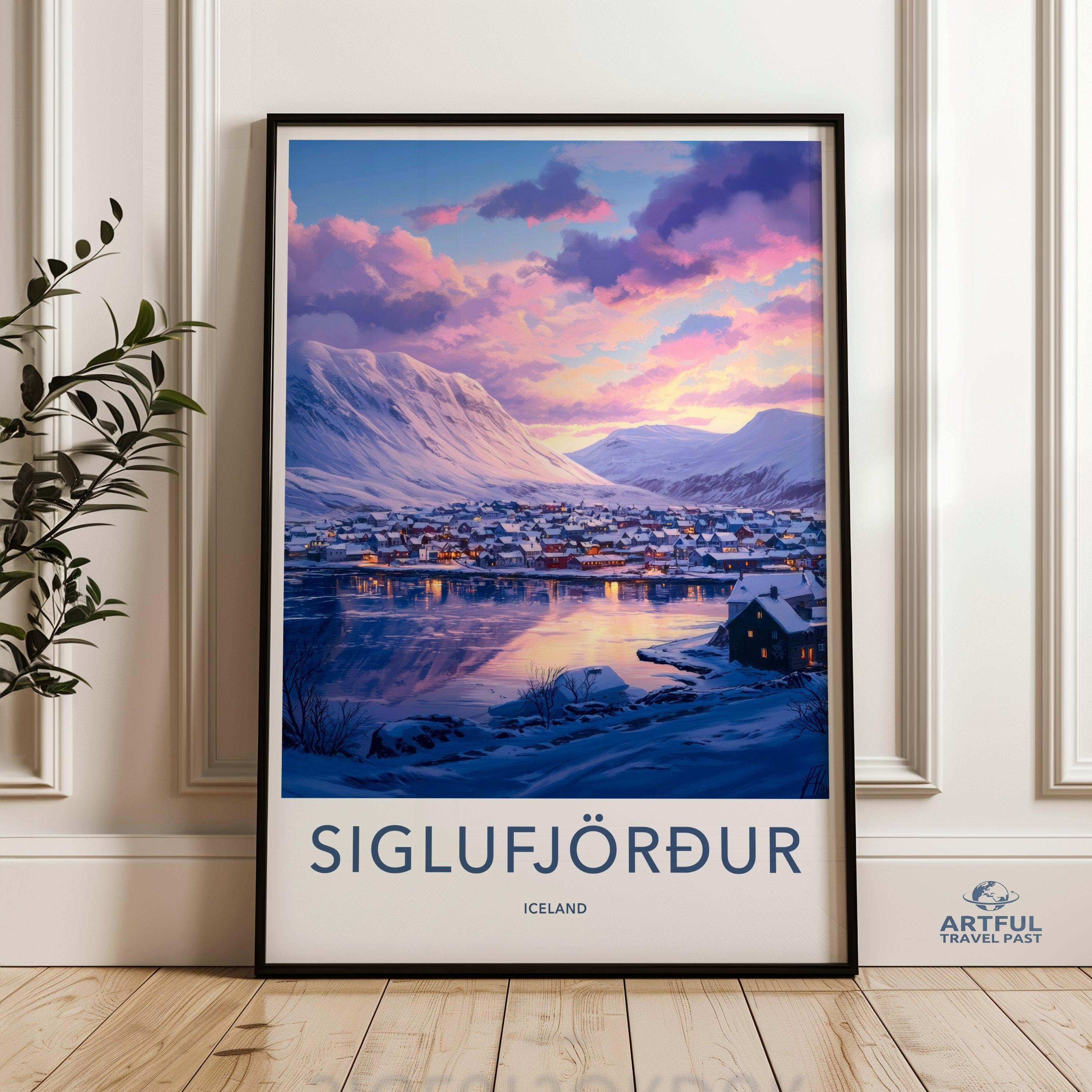 Siglufjörður Poster - Iceland Wall Art