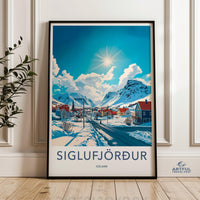 Siglufjörður Poster - Iceland Wall Art