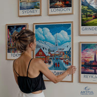 Siglufjörður Poster - Iceland Wall Art