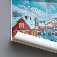 Siglufjörður Poster - Iceland Wall Art