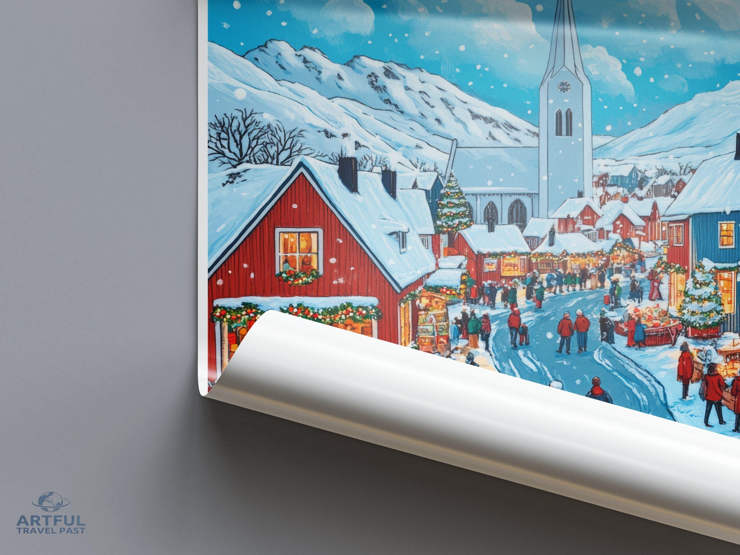 Siglufjörður Poster - Iceland Wall Art