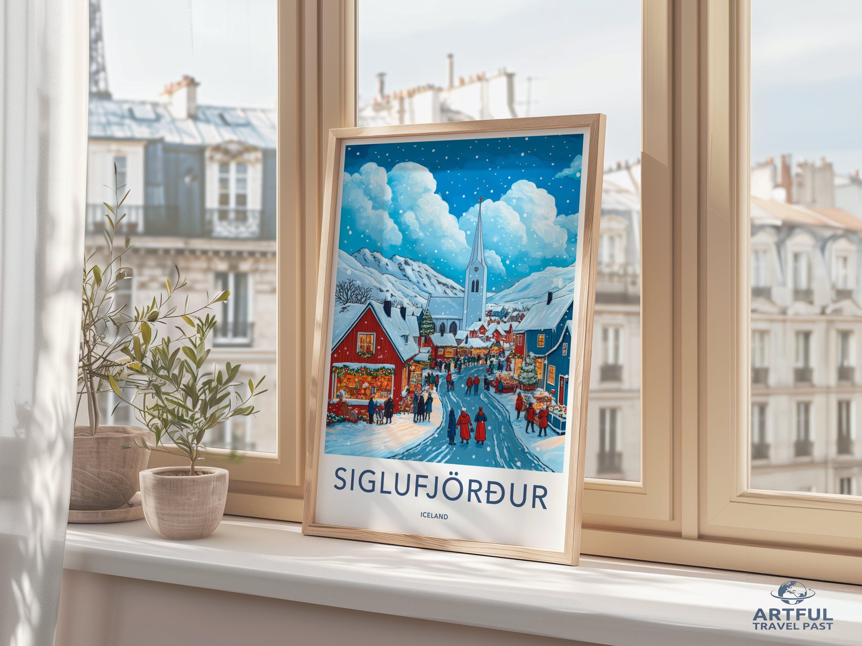 Siglufjörður Poster - Iceland Wall Art